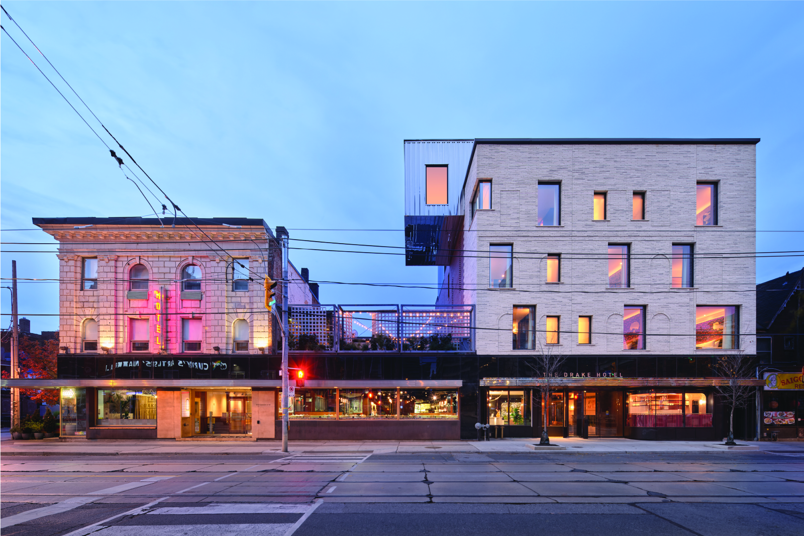 Drake Hotel exterior from street